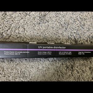 Uv portable desinfector